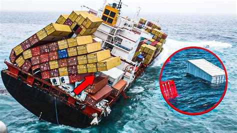 What happens when shipping containers get lost at sea and burst 